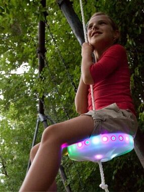 LED Light-Up zipline set for Kids - Multicolor